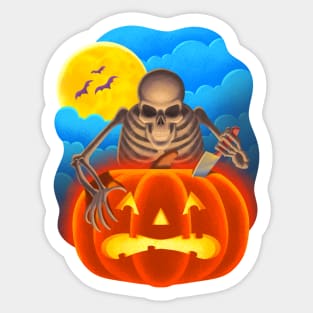 Vintage Halloween Sticker